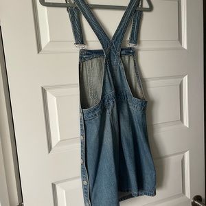 Free People Denim Overall Dress